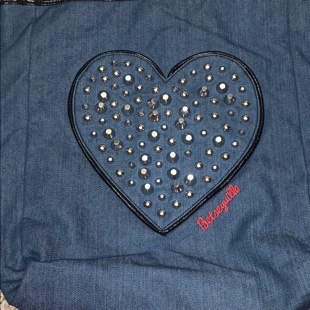 Betsey Johnson Denim shoulder bag